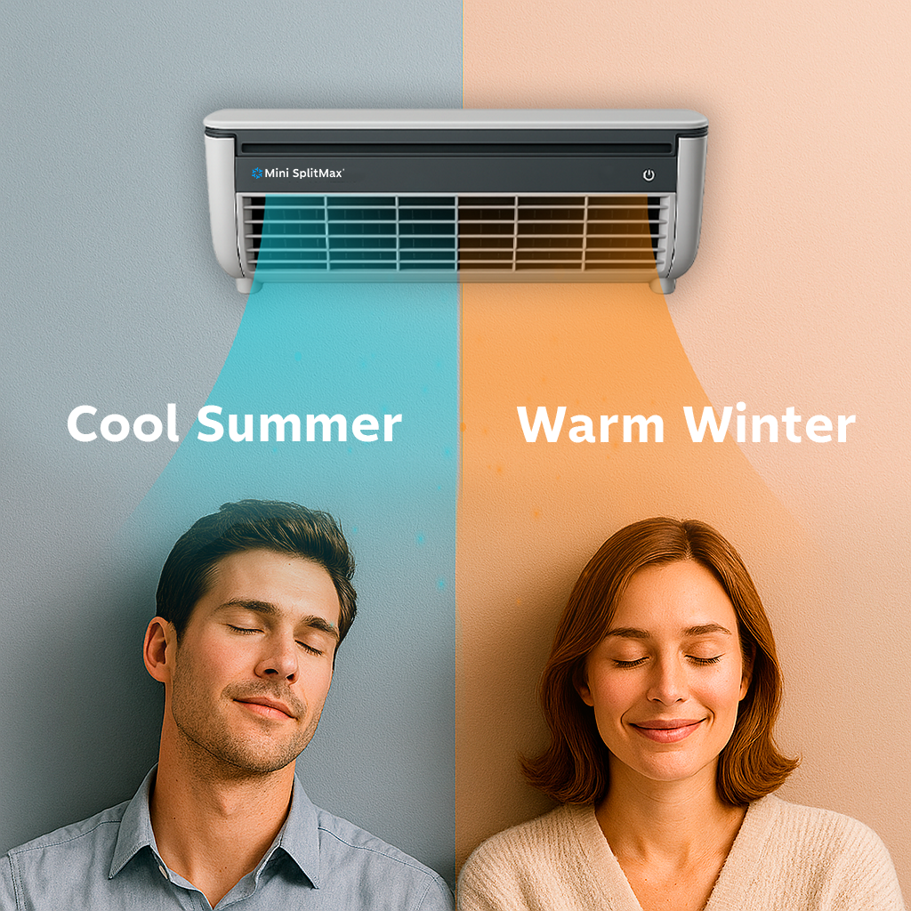 Mini SplitMax™ – Compact Portable Turbo Air Conditioner
